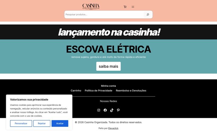 Screenshot of casinhaorganizada.com