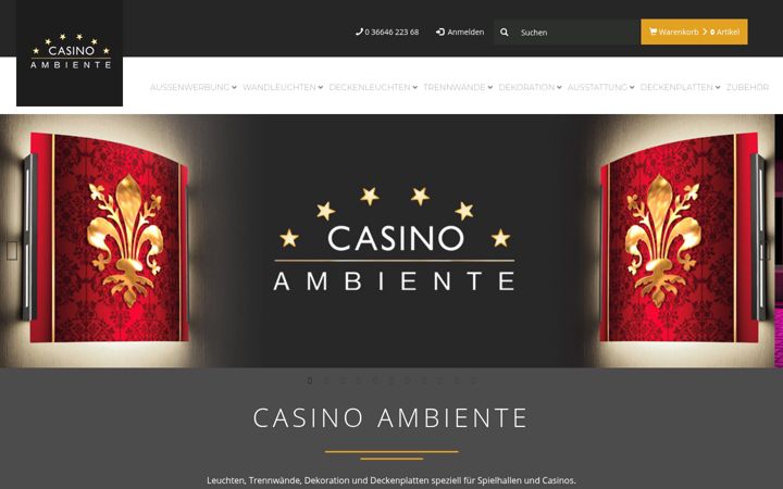 Screenshot of casino-ambiente.de