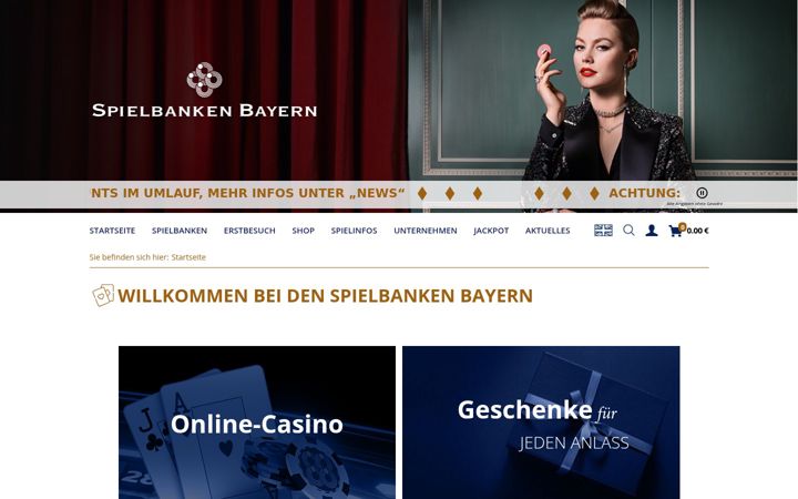 Screenshot of casino-bad-steben.de