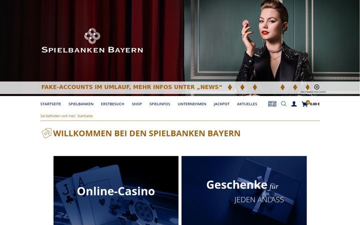 Screenshot of casino-bad-wiessee.de
