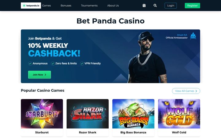 Skærmbillede af casino-bet-panda.com