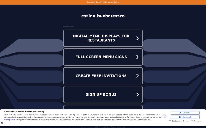 Screenshot of casino-bucharest.ro