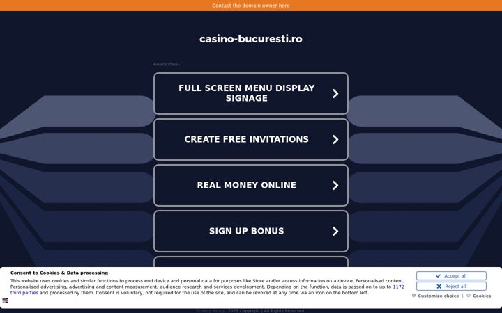 Screenshot of casino-bucuresti.ro