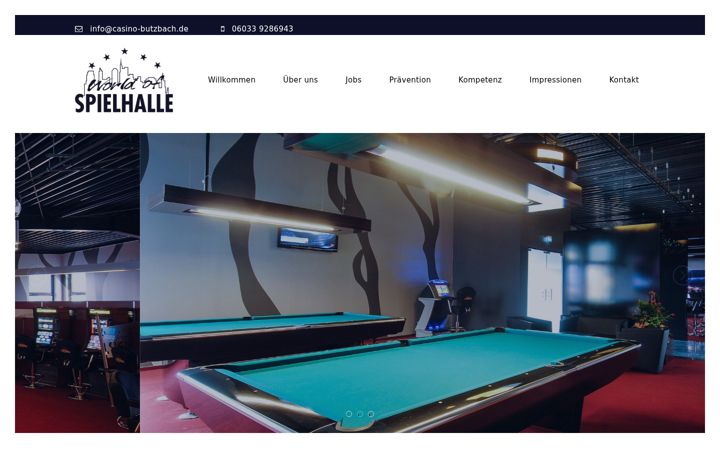 Screenshot of casino-butzbach.de