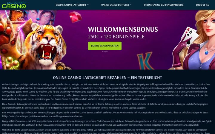 Screenshot of casino-lastschrift.com