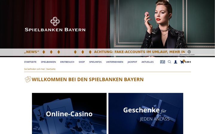 Screenshot of casino-lindau.de