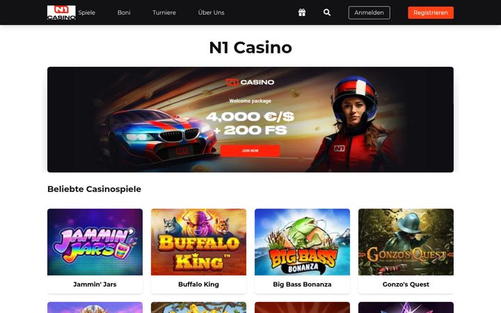 Screenshot του casino-n1-online.de