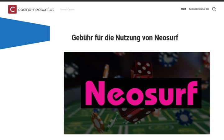 Screenshot of casino-neosurf.at