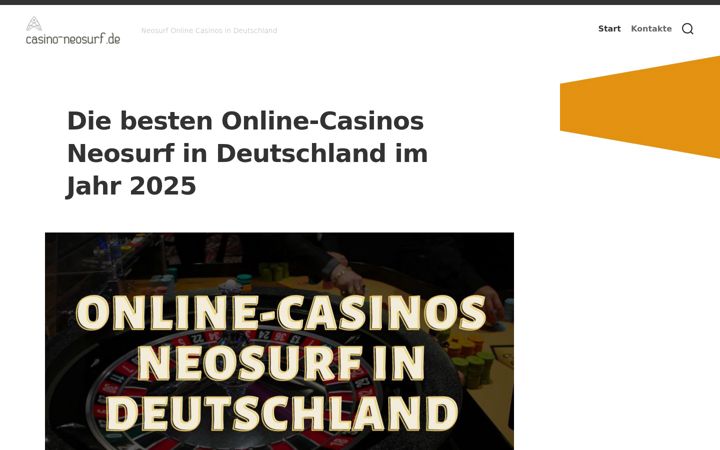 Screenshot of casino-neosurf.de