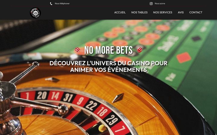 Screenshot of casino-nomorebets.fr