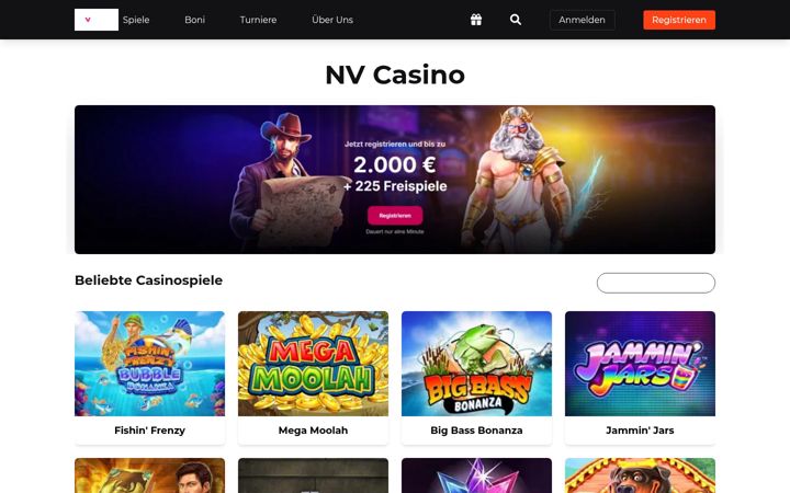 Screenshot of casino-nv-german.com
