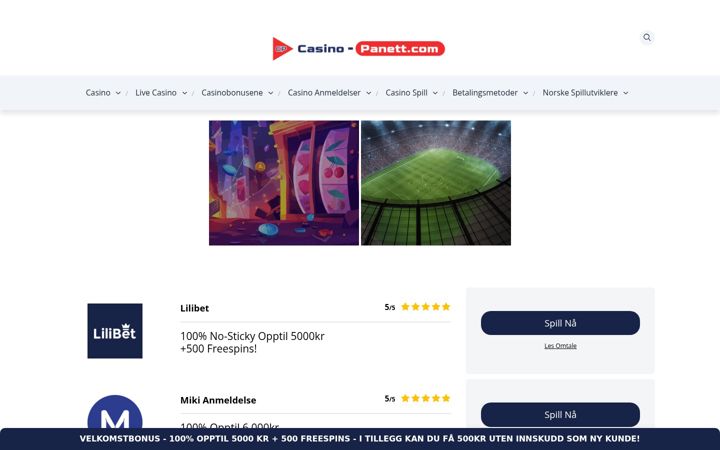 Screenshot of casino-panett.com