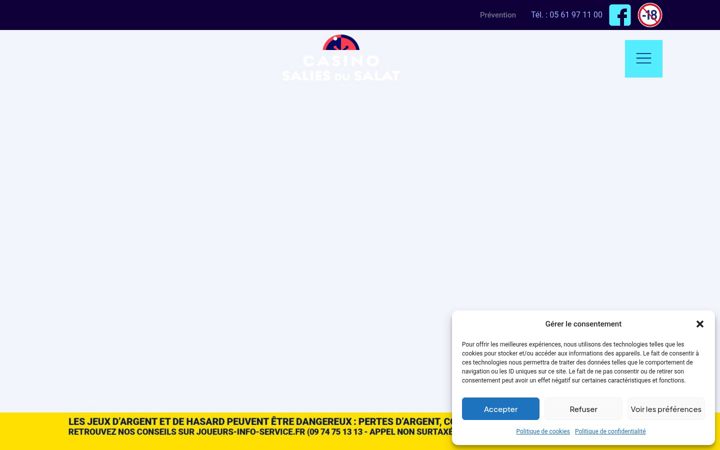 Screenshot of casino-saliesdusalat.com