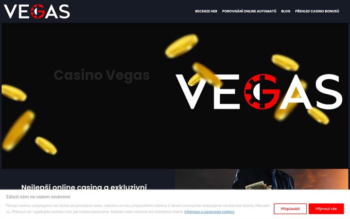 Screenshot of casino-vegas.cz