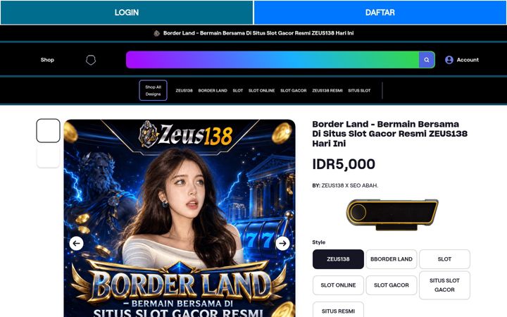 Screenshot of casino888hoki.com