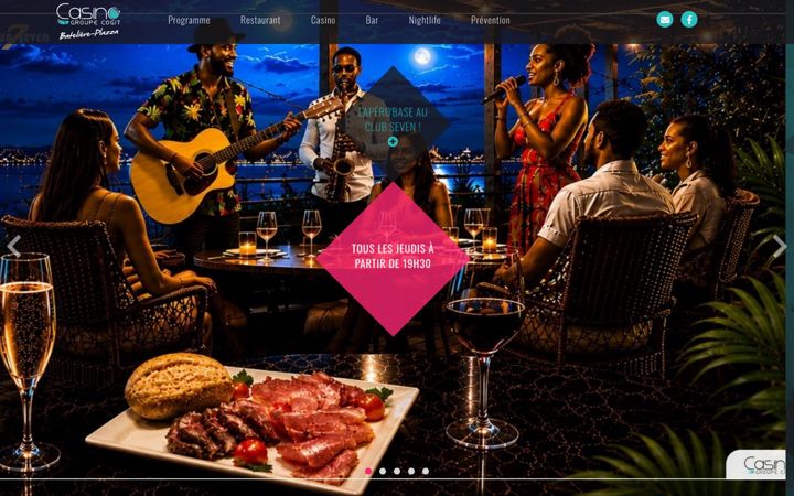 Screenshot of casinobateliereplazza.com