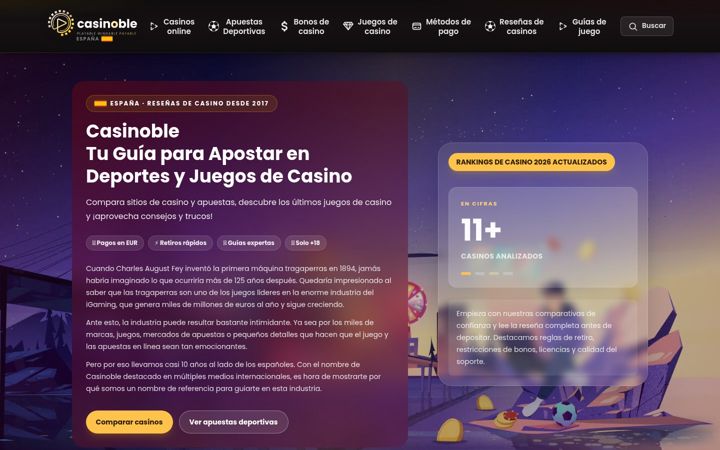 Screenshot of casinoble.es