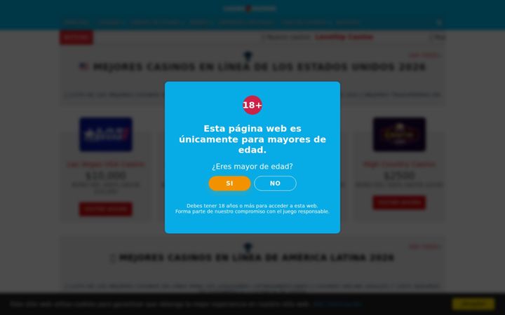 Screenshot of casinoduende.com