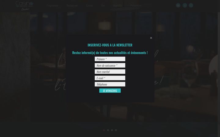 Screenshot of casinodugosier.com