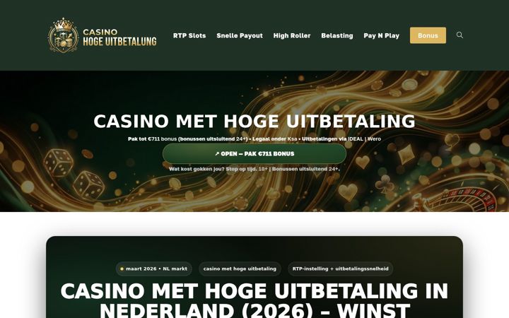 Skärmbild av casinohogeuitbetaling.nl