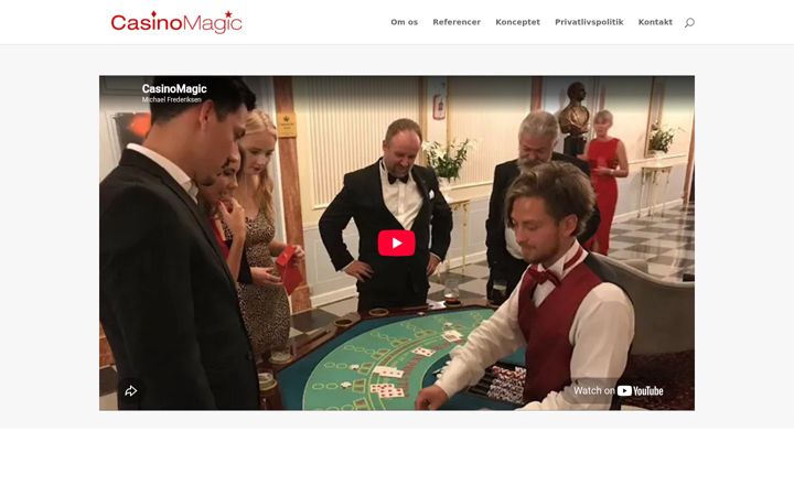 Screenshot of casinomagic.dk