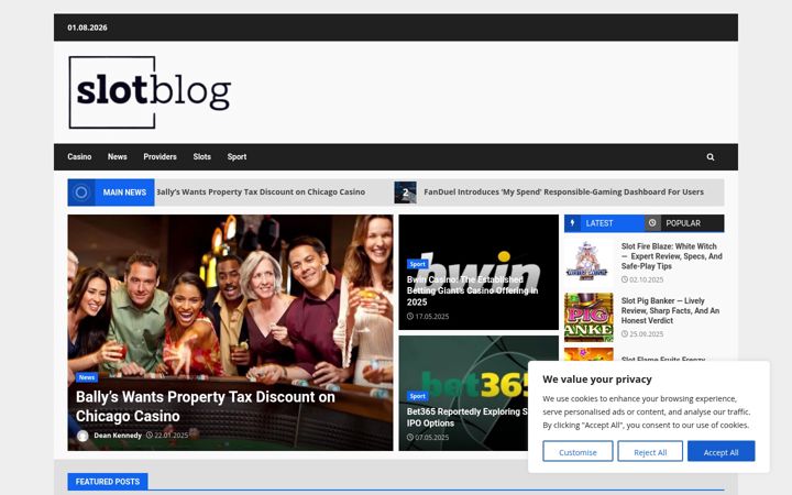 Screenshot of casinoonlinelcashslots.com