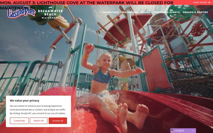Screenshot of casinopiernj.com