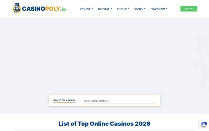 Snímek obrazovky casinopoly.io