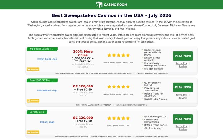 Screenshot of casinoroom.fun
