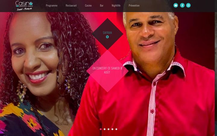 Screenshot of casinosaintfrancois.com