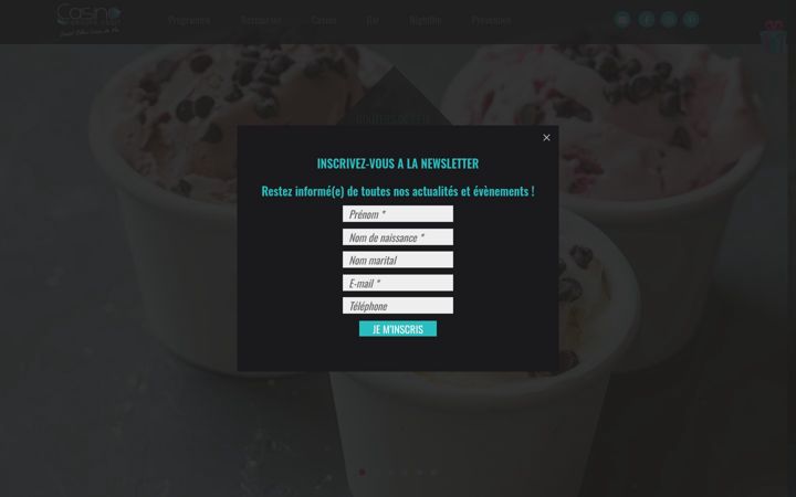 Screenshot of casinosaintgillescroixdevie.com