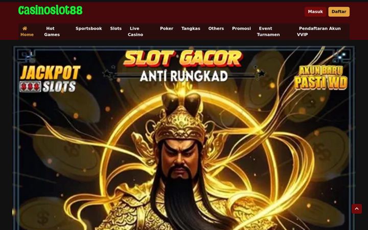 Screenshot of casinoslot88.org