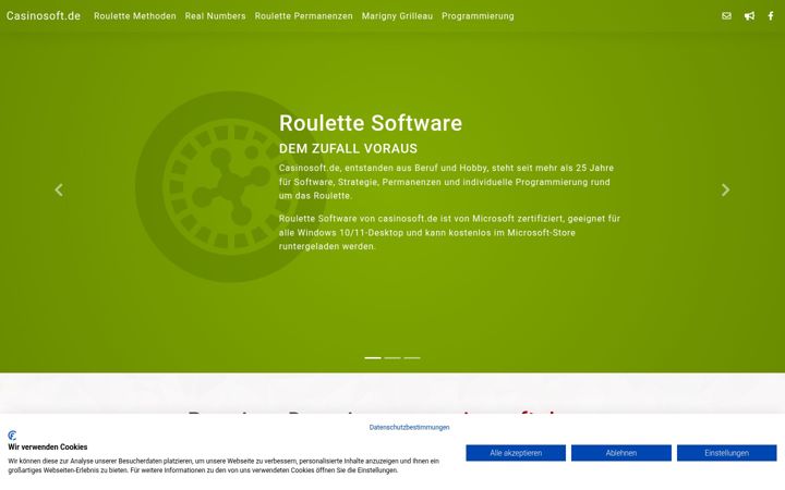 Screenshot of casinosoft.de