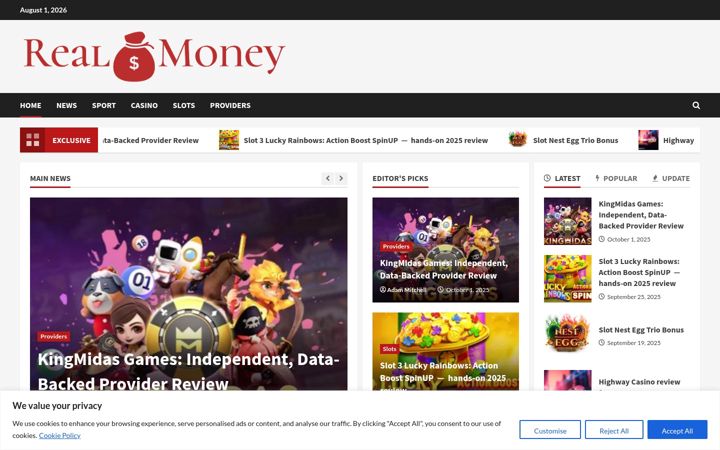 Screenshot of casinosplayrealmoneynow.com
