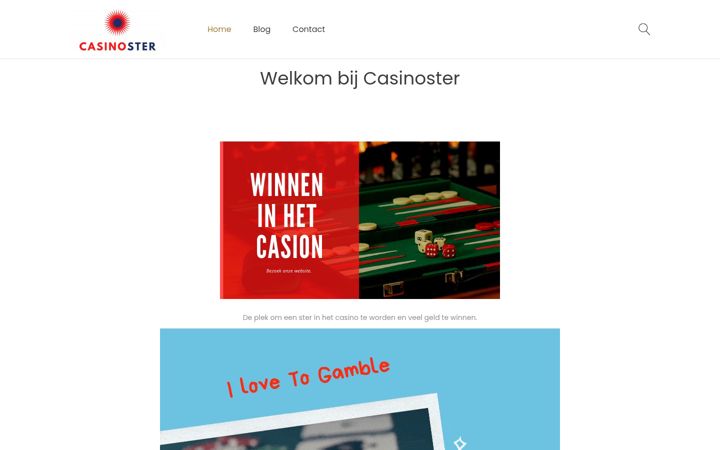 Skärmbild av casinoster.nl