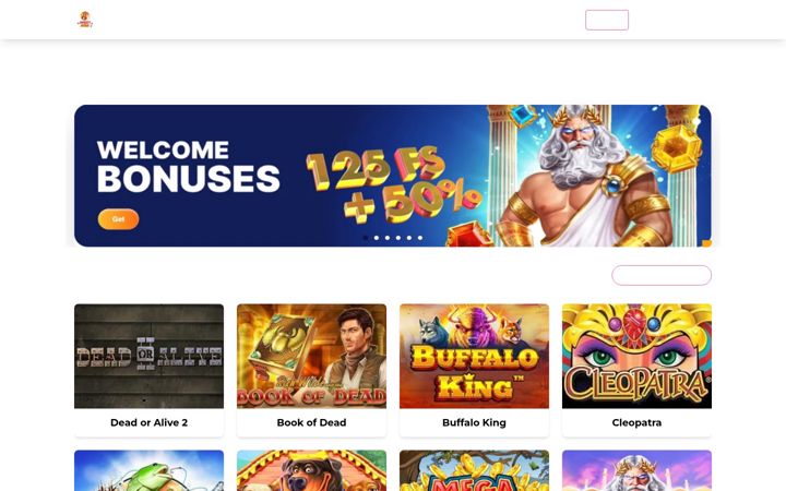 Screenshot van casinosweety-win.co.uk