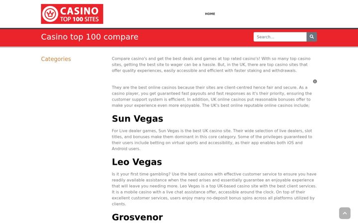 Skjámynd af casinotop100.eu