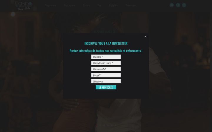 Screenshot of casinotroisilets.com