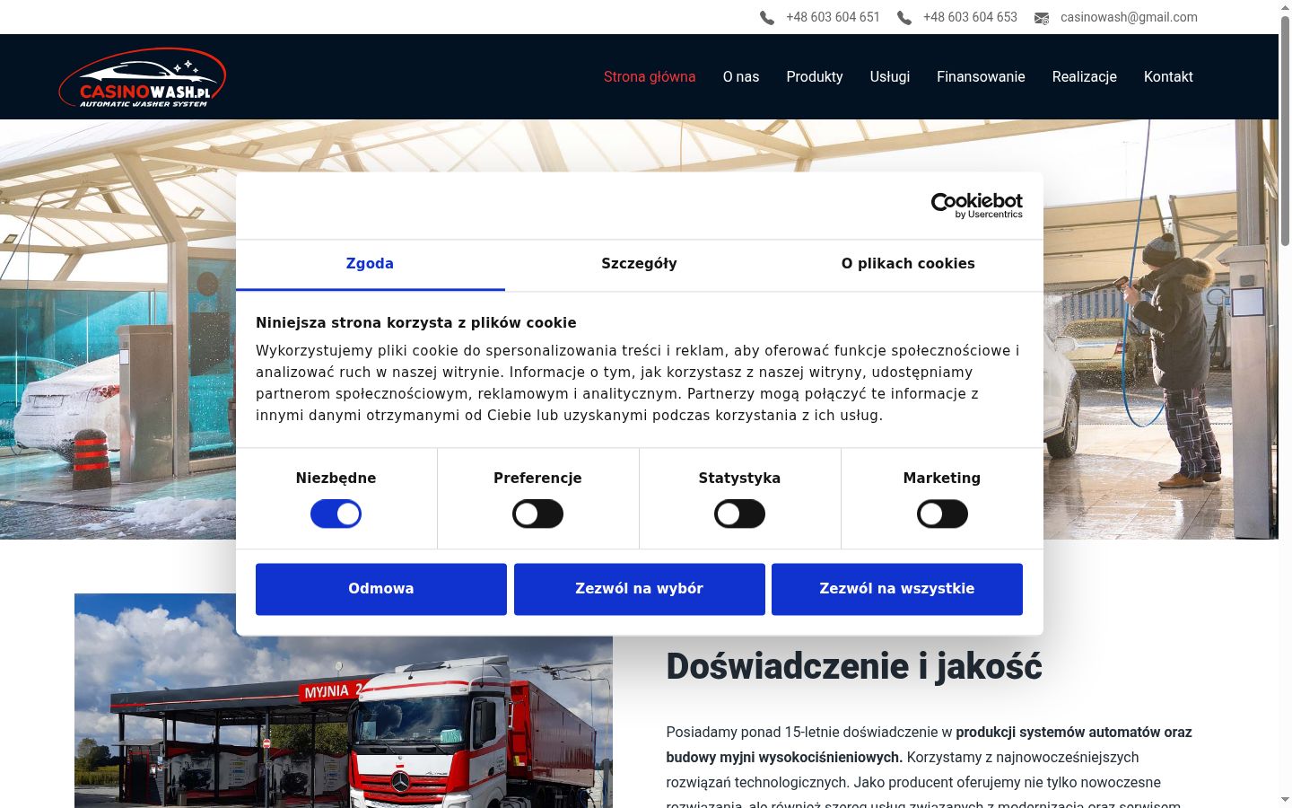 Sutikimo reklamjuostės, rodytos prieš bet kokią sąveiką, ekrano kopija