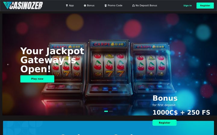 Screenshot of casinozercasino.org