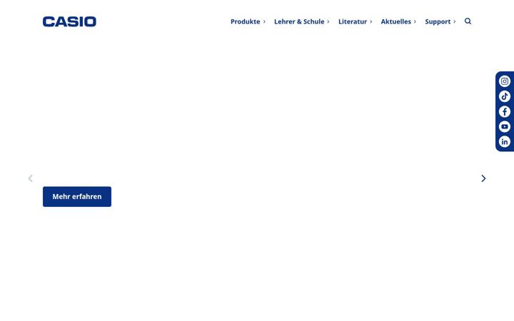 Screenshot of casio-edu.at