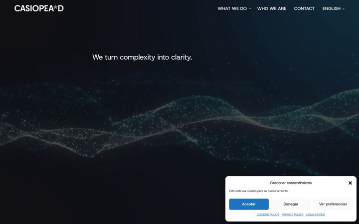 Screenshot of casiopead.com