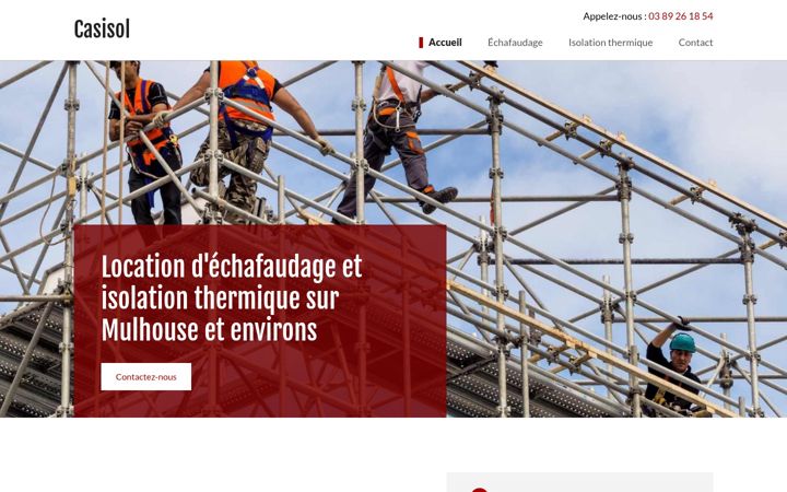 Screenshot of casisol-mulhouse.fr