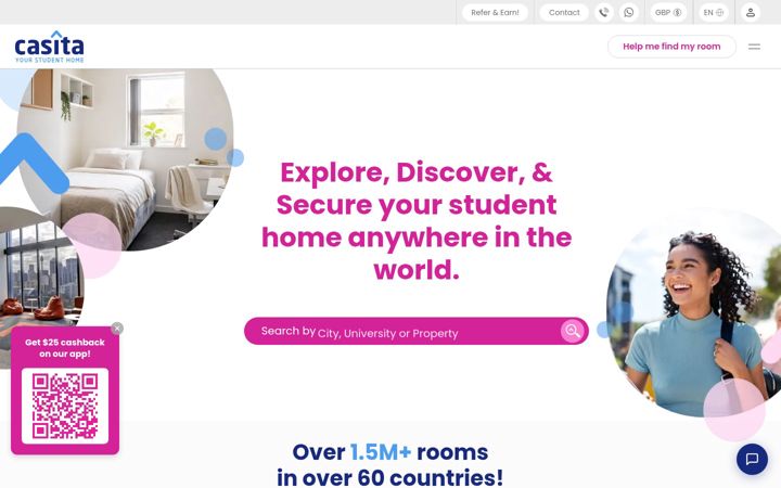 Screenshot of casita.com