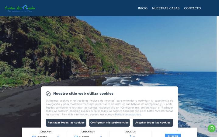 Screenshot of casitaslasabuelas.es