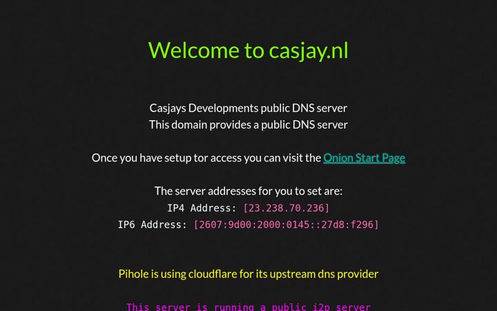 Screenshot of casjay.nl