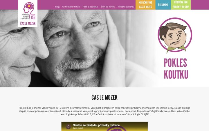 Screenshot of casjemozek.cz