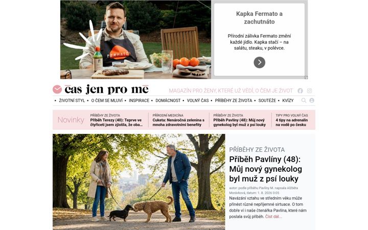 Screenshot of casjenprome.cz