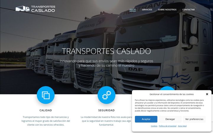 Screenshot of caslado.com