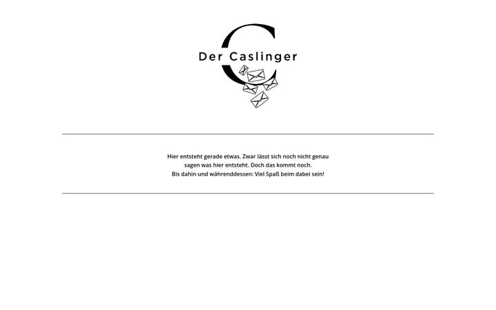 Екранна снимка на caslinger.de